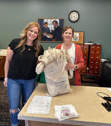 Twin Valley employee dropping off 