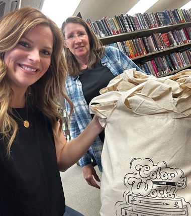 Twin Valley employee dropping off 
