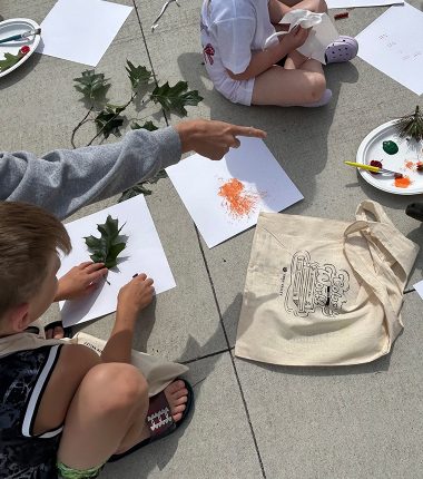 A painting event at Clifton Public Library where 
